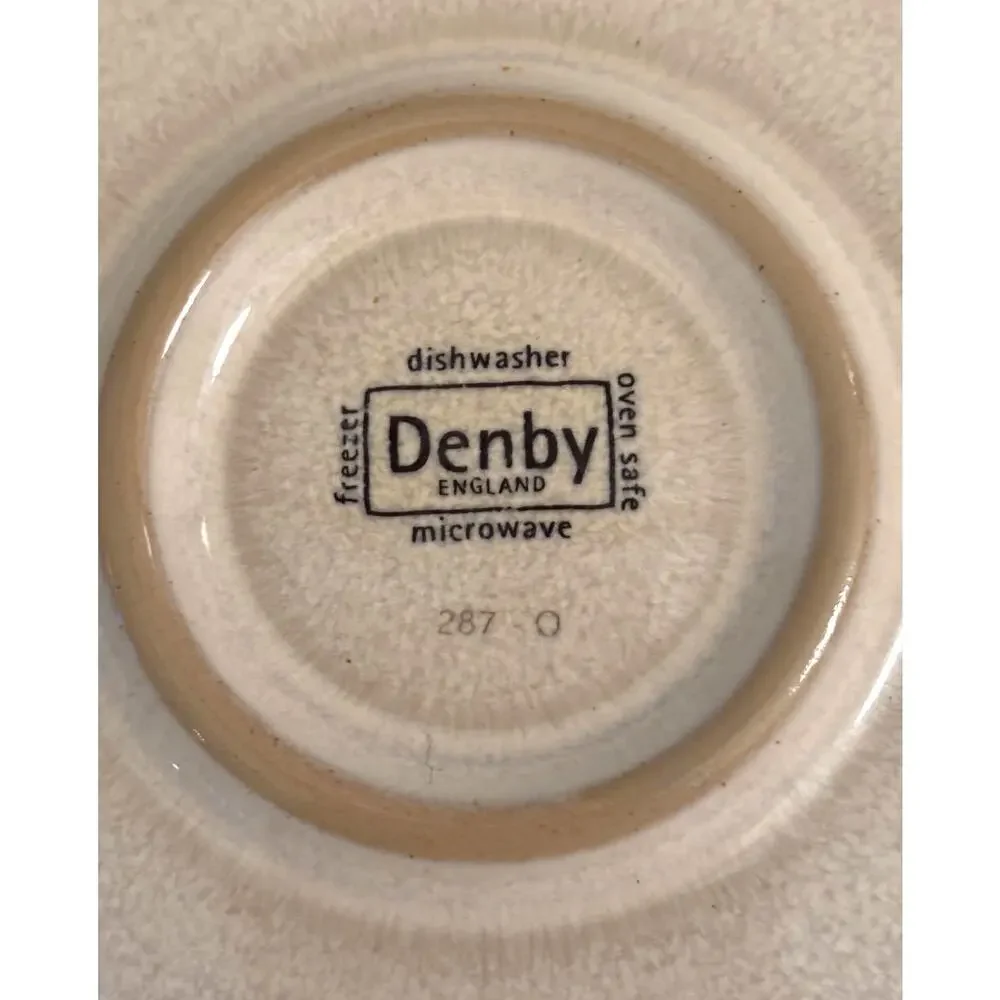 Denby Fire Chilli Stoneware 32 oz Pasta Bowl England Individual Serving Bowl EUC